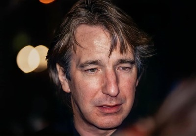 Actor Alan Rickman attends a party at the Dorchester Hotel in London to celebrate the first inauguration of Bill Clinton as President of the United States of America. 20 January 1993. Photo: Neil Turner

